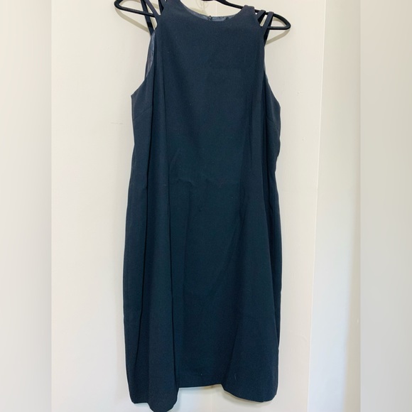 Evan-Picone LBD Dress With Strappy Sleeves Size 16 - Picture 13 of 13